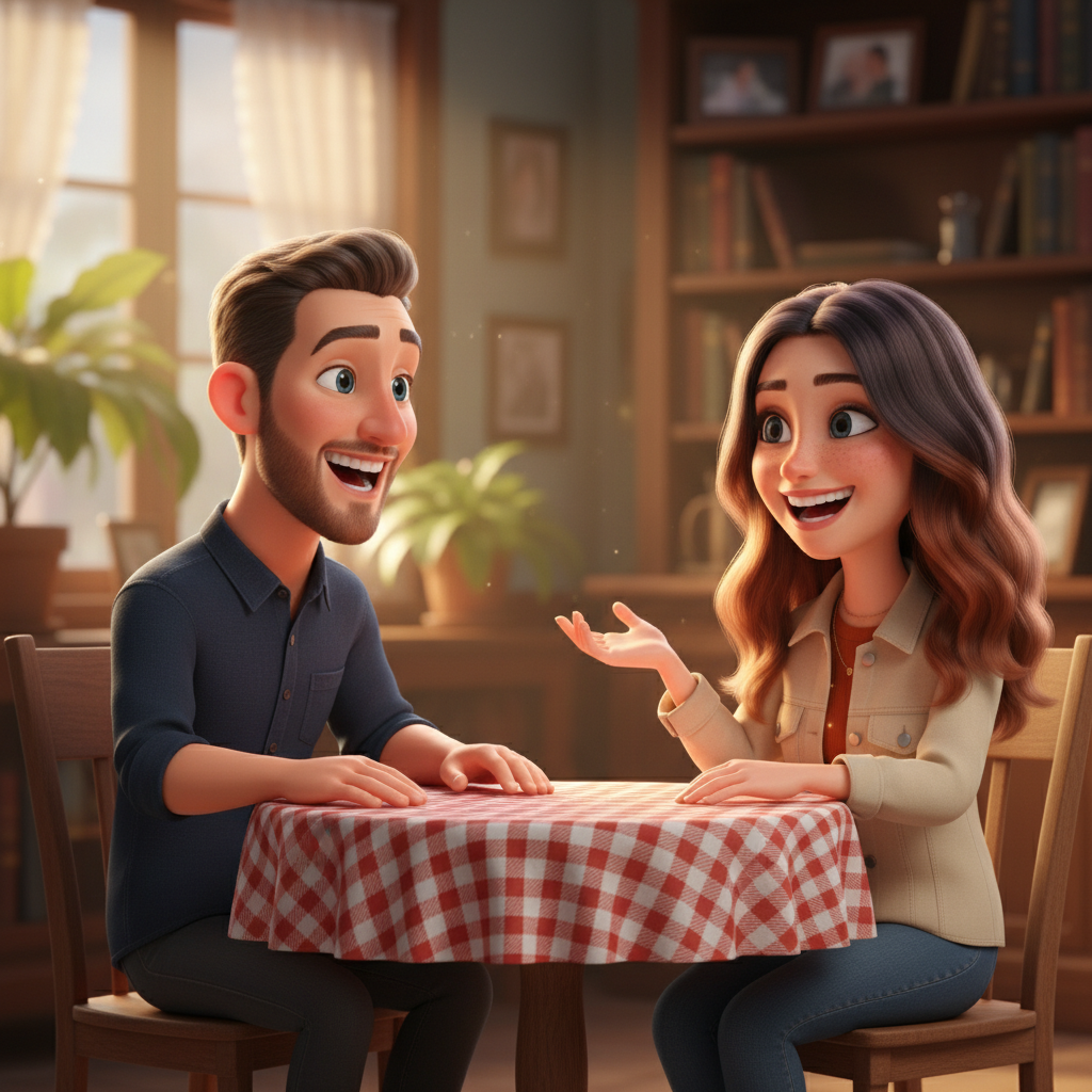 Page 4 — consistent characters throughout