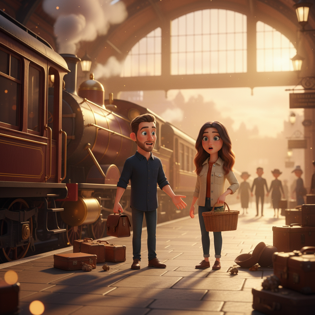 Page 1 — consistent characters throughout