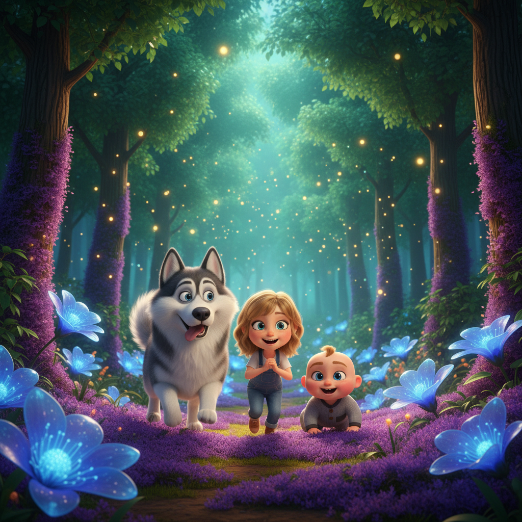 Page 1 — consistent characters throughout