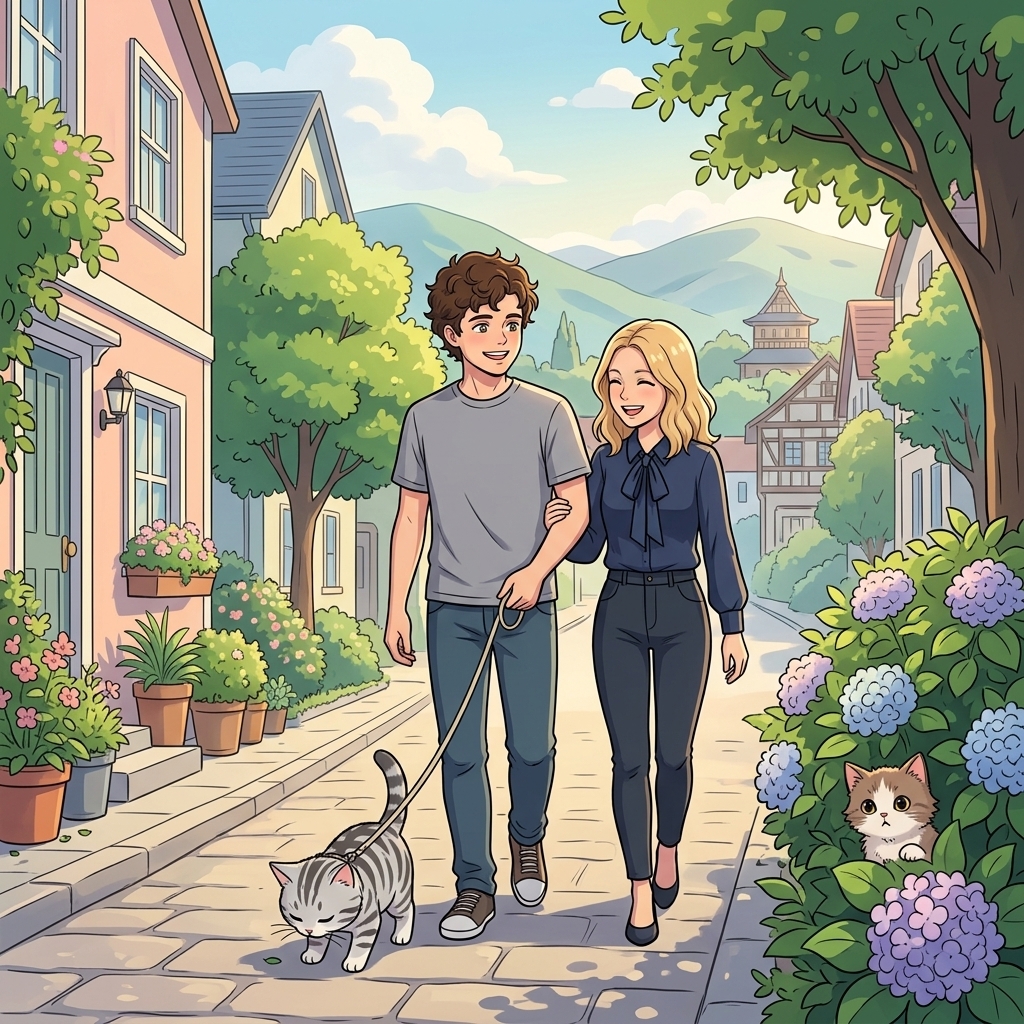 Page 1 — consistent characters throughout